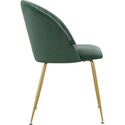 Leonique Esszimmerstuhl »Alain«, 2 St., Veloursstoff, Im 2er Set Erhältlich, Mit Sitz Und Rücken Gepolstert, Sitzhöhe 49 Cm -Möbelhaus 03186c8d091a59daa3963ff55251458b