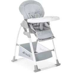 Hauck Hochstuhl »Sit N Relax 3in1, Stretch Grey«, Mit 2 Aufsätzen