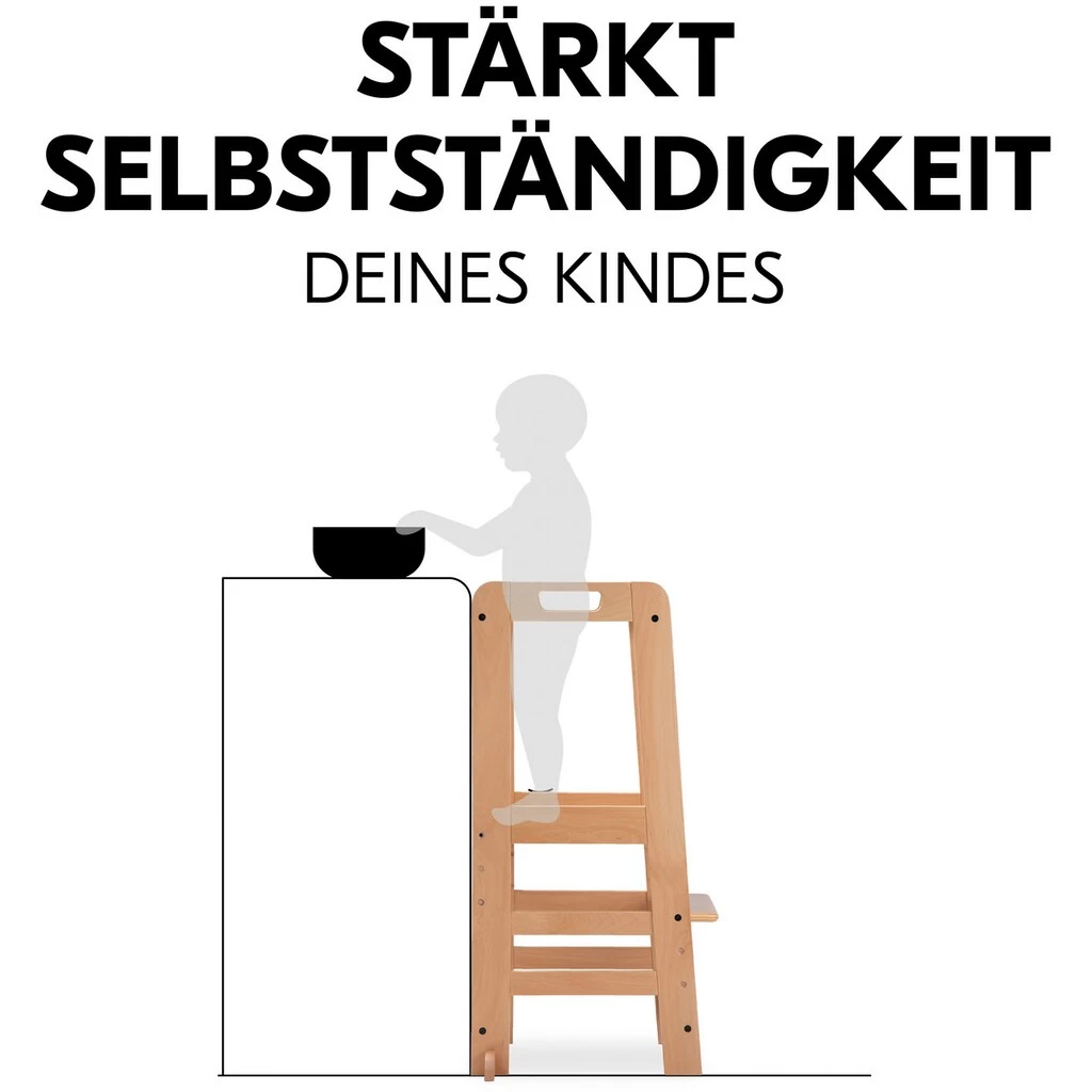 Hauck Stehhilfe »Lernturm Learn N Explore, Natural«, FSC® - Schützt Wald - Weltweit 6 Hauck Stehhilfe »Lernturm Learn N Explore, Natural«, FSC® - Schützt Wald - Weltweit – Bild 4