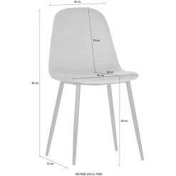 WOOOD Esszimmerstuhl »Marije«, 2 St., Polyester -Möbelhaus 0e1054138a4c5c8164c4f523f4896e27