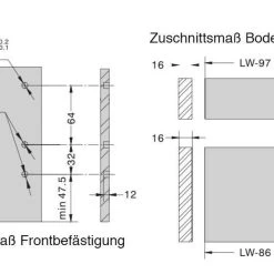Schubkasten Küchenschublade Schublade Küchenschubkasten 40Kg TB10 Weiß -Möbelhaus 102163867