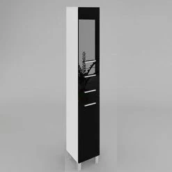 Badezimmerschrank Mit Wäschekorb SW15 188x40 Cm In Weiß Hochglanz Oder Mat 10 Badezimmerschrank Mit Wäschekorb SW15 188x40 Cm In Weiß Hochglanz Oder Mat -Möbelhaus 110781376