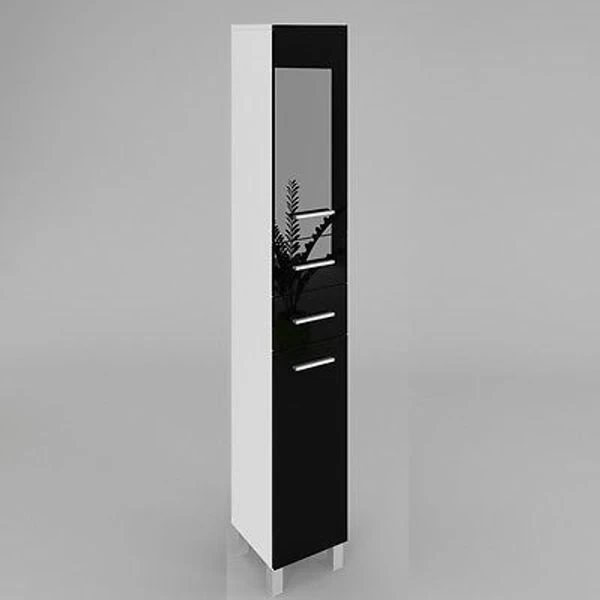 Badezimmerschrank Mit Wäschekorb SW15 188x40 Cm In Weiß Hochglanz Oder Mat 6 Badezimmerschrank Mit Wäschekorb SW15 188x40 Cm In Weiß Hochglanz Oder Mat – Bild 4