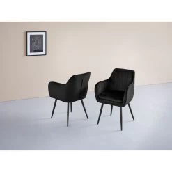 Home Affaire 4-Fußstuhl »Bibi«, 2 St., Veloursstoff, Bezug In Veloursstoff Oder Microfaser, Maximale Belastbarkeit 120kg -Möbelhaus 13094cf1b08c0e6f22f8d2602e673f63