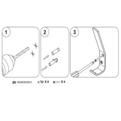 Kleiderhaken Mantelhaken Weiß Pulverbeschichtet Garderobenhaken Wandhaken Haken 7 Kleiderhaken Mantelhaken Weiß Pulverbeschichtet Garderobenhaken Wandhaken Haken -Möbelhaus 14941351 3