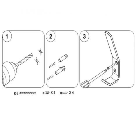 Kleiderhaken Mantelhaken Weiß Pulverbeschichtet Garderobenhaken Wandhaken Haken 5 Kleiderhaken Mantelhaken Weiß Pulverbeschichtet Garderobenhaken Wandhaken Haken – Bild 3