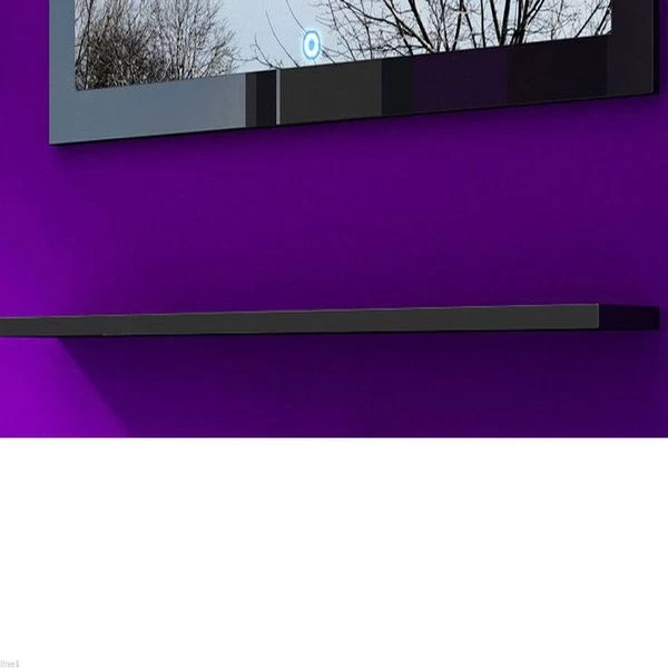 5 Teilig Badmöbel Set 90 Cm Schwarz Led Hochglanz Badezimmermöbel LED System Montiert 8 5 Teilig Badmöbel Set 90 Cm Schwarz Led Hochglanz Badezimmermöbel LED System Montiert – Bild 7