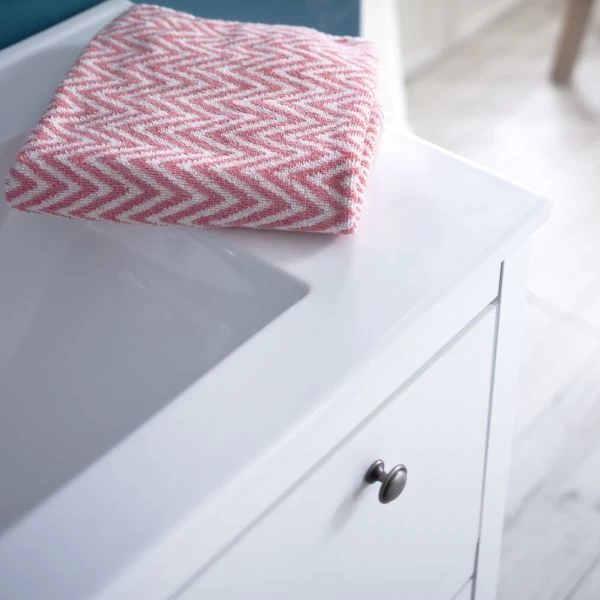 Badmöbel Set Weiß Waschtisch MIT Waschbecken 80 Cm Hochschrank Badezimmer Möbel Ole 5 Badmöbel Set Weiß Waschtisch MIT Waschbecken 80 Cm Hochschrank Badezimmer Möbel Ole – Bild 3