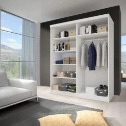 Schwebetürenschrank Schrank Schiebetürenschrank Garderobe Kleiderschrank Vista I 150 18 Schwebetürenschrank Schrank Schiebetürenschrank Garderobe Kleiderschrank Vista I 150 -Möbelhaus 229526923