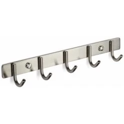 Hakenleiste HOLDI Echt Edelstahl Mit 5 Haken