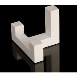 Garderobenhaken COSIMA 2-fach Weiß -Möbelhaus 24186600 3