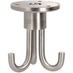 Dreifach Garderobenhaken Drehbar Edelstahl Massiv Kleiderhaken Deckenhaken Nottingham