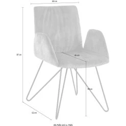 W.SCHILLIG Armlehnstuhl »Villeroy & Boch MATEO«, Velourgewebe S41 -Möbelhaus 256c84eb079f84086a8022f4ca13a3c2