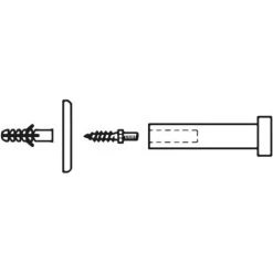 Garderobenhaken TALEA Ø 10 / 15 Mm Länge 30 Mm Edelstahl Schwarz -Möbelhaus 26849717 4