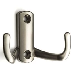 Garderobenhaken JULIE Kurz / Edelstahloptik Matt