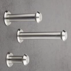 Garderobenhaken LEON Länge 25 Mm Kleiderhaken Jackenhaken Edelstahl SS201 Mit M4 Befestigungsschraube Von SOTECH -Möbelhaus 29885387 5