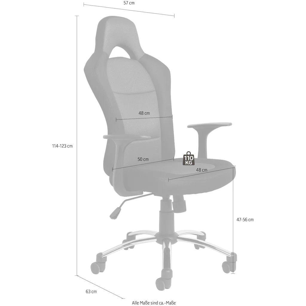 INOSIGN Bürostuhl, Netzstoff 7 INOSIGN Bürostuhl, Netzstoff – Bild 5