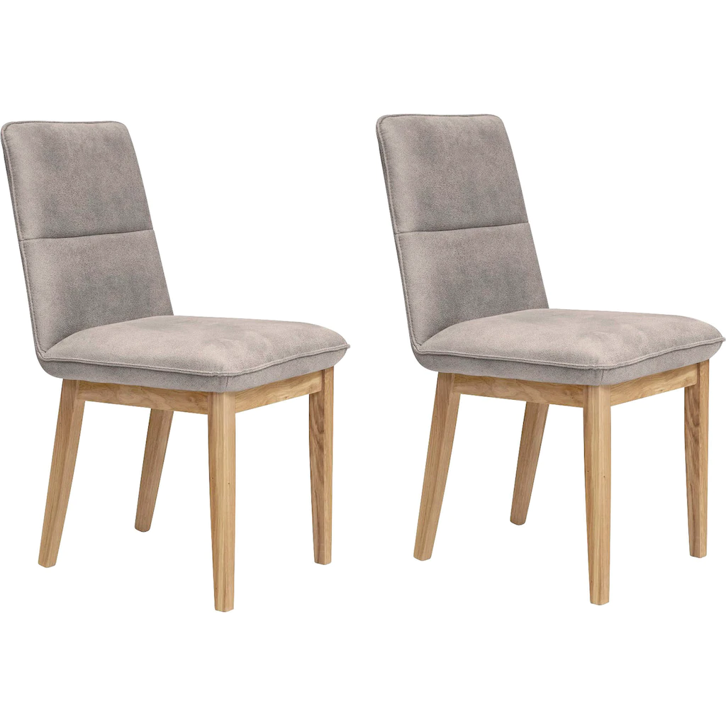 Home Affaire 4-Fußstuhl »Beluna«, (Set), 2 St., Luxus-Microfaser In Lederoptik, Gestell Und Beine Aus Massiver Eiche 3 Home Affaire 4-Fußstuhl »Beluna«, (Set), 2 St., Luxus-Microfaser In Lederoptik, Gestell Und Beine Aus Massiver Eiche