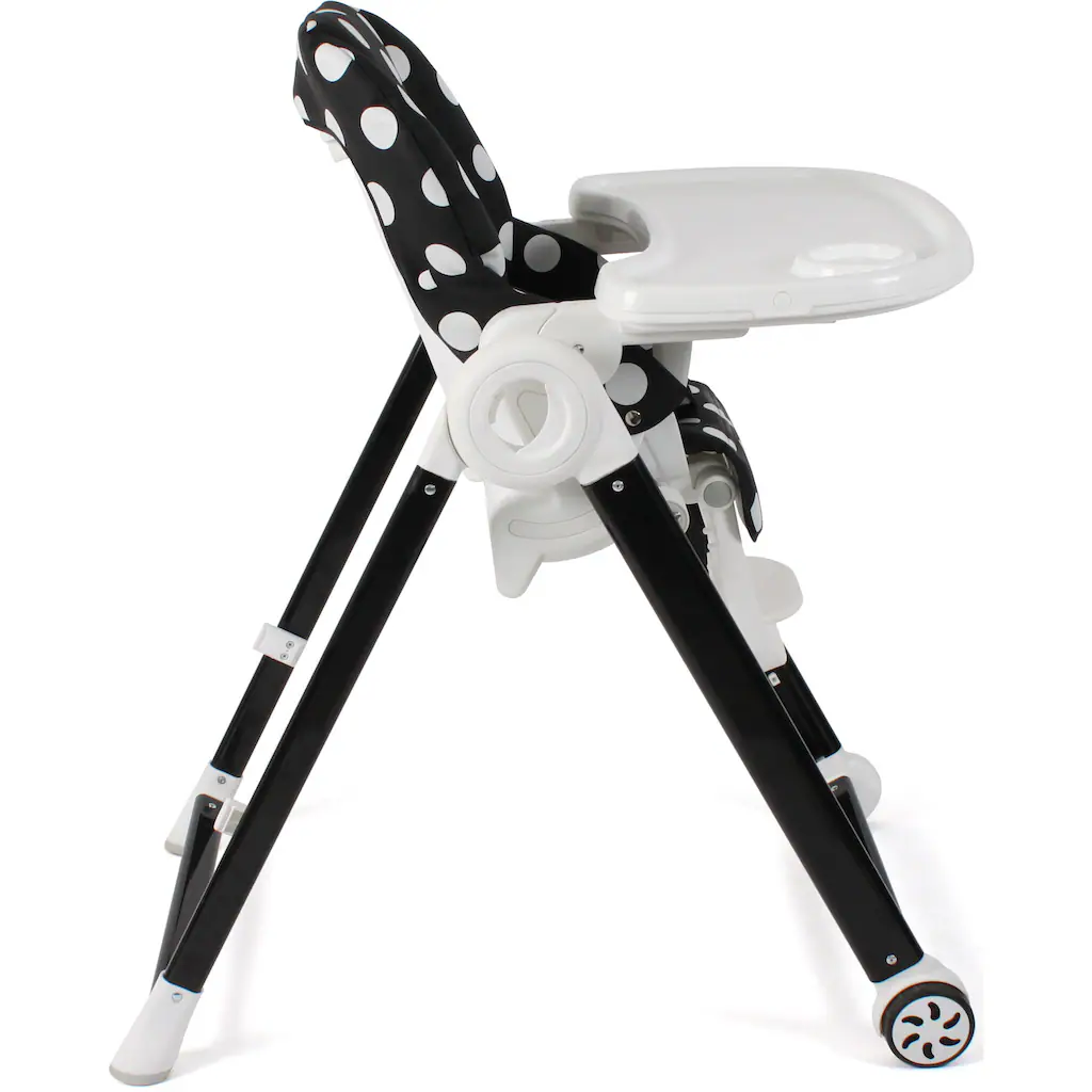 CHIC4BABY Hochstuhl »Aro, Dots Black«, Kunstleder 5 CHIC4BABY Hochstuhl »Aro, Dots Black«, Kunstleder – Bild 4