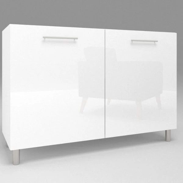 Küchenschrank 2 Türig Weiß Hochglanz Weiß Matt 60 - 120 Cm Soft Close Chrom Beine 3 Küchenschrank 2 Türig Weiß Hochglanz Weiß Matt 60 - 120 Cm Soft Close Chrom Beine