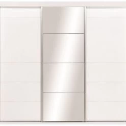 Schlafzimmer Komplett Weiß Hochglanz IRIS Set B Schwebetürenschrank Bett Kommode LED 16 Schlafzimmer Komplett Weiß Hochglanz IRIS Set B Schwebetürenschrank Bett Kommode LED -Möbelhaus 332911160