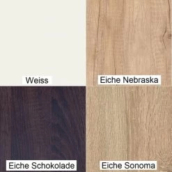 Schrankbett Wandbett Klappbett Horizontal HB90/120/140 X 200 Mit Aufsatz & 2Schränken -Möbelhaus 342813061 1