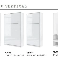Schrankbett Wandbett Klappbett Vertikal CP178 140x200 Weiß Hochglanz Mit 2 Regalen 16 Schrankbett Wandbett Klappbett Vertikal CP178 140x200 Weiß Hochglanz Mit 2 Regalen -Möbelhaus 345517746