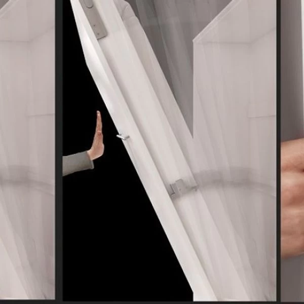 Schrankbett Wandbett Klappbett Vertikal CP178 140x200 Weiß Hochglanz Mit 2 Regalen 10 Schrankbett Wandbett Klappbett Vertikal CP178 140x200 Weiß Hochglanz Mit 2 Regalen – Bild 8