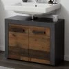 Waschbeckenunterschrank Used Wood Grau Vintage Bad Unterschrank Waschtisch 70 Cm Indy 1 Waschbeckenunterschrank Used Wood Grau Vintage Bad Unterschrank Waschtisch 70 Cm Indy -Möbelhaus 353796682