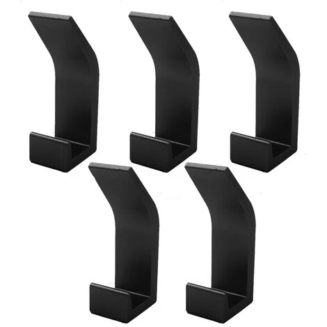 5 Stück Handtuchhaken Wandhaken Kleiderhaken Wand Aus Edelstahl, Rostfrei, Haken Für Bad WC Handtuchhalter Küche Büro Kleiderhaken Kinder --- Schwarz 4 5 Stück Handtuchhaken Wandhaken Kleiderhaken Wand Aus Edelstahl, Rostfrei, Haken Für Bad WC Handtuchhalter Küche Büro Kleiderhaken Kinder --- Schwarz – Bild 2