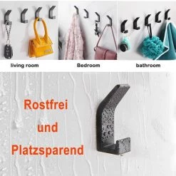 5 Stück Handtuchhaken Wandhaken Kleiderhaken Wand Aus Edelstahl, Rostfrei, Haken Für Bad WC Handtuchhalter Küche Büro Kleiderhaken Kinder --- Schwarz 11 5 Stück Handtuchhaken Wandhaken Kleiderhaken Wand Aus Edelstahl, Rostfrei, Haken Für Bad WC Handtuchhalter Küche Büro Kleiderhaken Kinder --- Schwarz -Möbelhaus 35856040 5