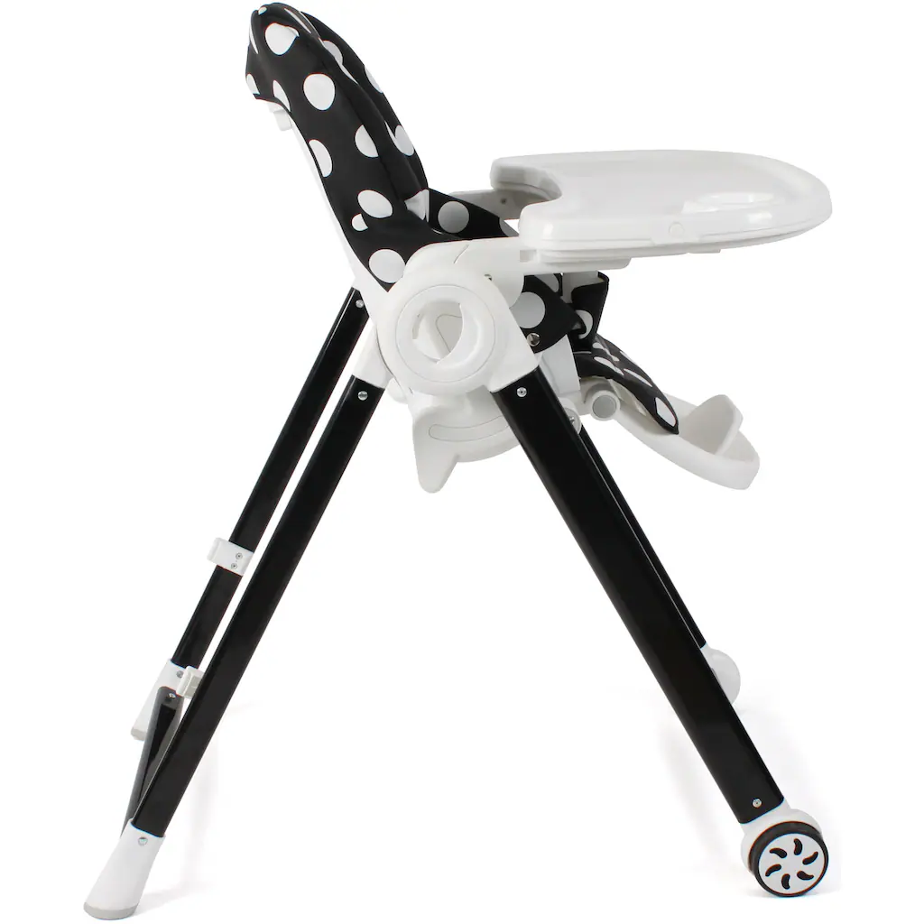 CHIC4BABY Hochstuhl »Aro, Dots Black«, Kunstleder 4 CHIC4BABY Hochstuhl »Aro, Dots Black«, Kunstleder – Bild 3