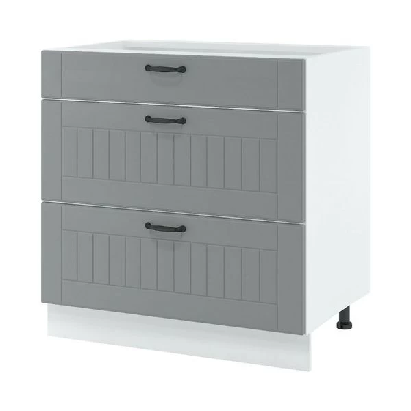 Landhaus Küchenzeile Eckküche LORA L-Form 235x365 Cm In Weiß, Beige Oder Grau 15 Landhaus Küchenzeile Eckküche LORA L-Form 235x365 Cm In Weiß, Beige Oder Grau – Bild 13