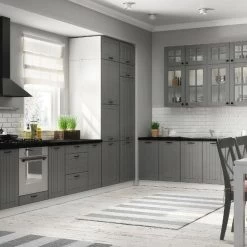 Landhaus Küchenzeile Eckküche LORA L-Form 235x365 Cm In Weiß, Beige Oder Grau 35 Landhaus Küchenzeile Eckküche LORA L-Form 235x365 Cm In Weiß, Beige Oder Grau -Möbelhaus 362426979