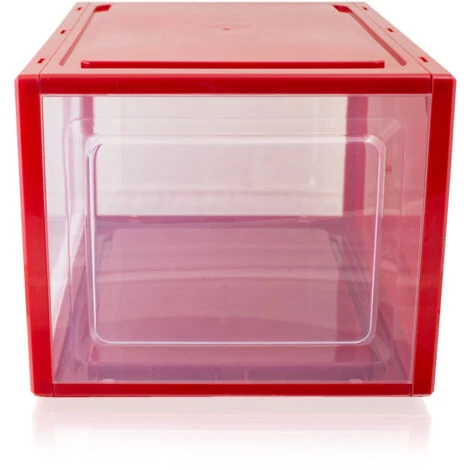 3er Set Rote Schuhbox Stapelbar Aufbewahrungsbox Kunststoffbox Schuhkasten Schuhkarton Schuhorganizer Bis Gr.47 5 3er Set Rote Schuhbox Stapelbar Aufbewahrungsbox Kunststoffbox Schuhkasten Schuhkarton Schuhorganizer Bis Gr.47 – Bild 3