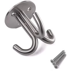 10er Pack - Garderobenhaken NELE Dreifachhaken Echt Edelstahl -Möbelhaus 36329002 3