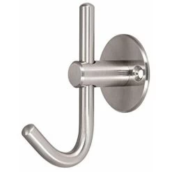 10er Pack - Garderobenhaken MIA Echt Edelstahl Klein