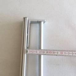 Handtuchhalter Alu 1-fach 1-armig Ausziehbar 465 Mm Mit Rollenführung Küche Bad -Möbelhaus 363319995