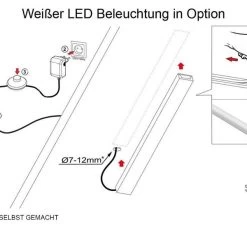 Kleiderschrank Schiebetürenschrank Schwebetürenschrank Mit Spiegel Torino 200 Cm -Möbelhaus 367024450