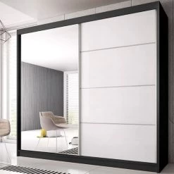 Kleiderschrank Schrank Schiebetürenschrank Garderobe Spiegel Multi 35 180 Cm -Möbelhaus 367025446