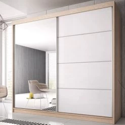 Kleiderschrank Schrank Schiebetürenschrank Garderobe Spiegel Multi 35 180 Cm -Möbelhaus 367025452