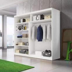 Schiebetürenschrank Kleiderschrank Schrank Schwebetürenschrank Multi 31 200 Cm -Möbelhaus 367028929