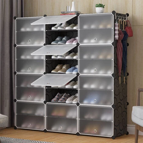 Kleiderschrank DIY Steckregal Mit 12 Türen Regalsystem Kleiderschrank Garderob 3 Kleiderschrank DIY Steckregal Mit 12 Türen Regalsystem Kleiderschrank Garderob