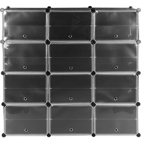 Kleiderschrank DIY Steckregal Mit 12 Türen Regalsystem Kleiderschrank Garderob 4 Kleiderschrank DIY Steckregal Mit 12 Türen Regalsystem Kleiderschrank Garderob – Bild 2