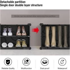 Kleiderschrank DIY Steckregal Mit 12 Türen Regalsystem Kleiderschrank Garderob 10 Kleiderschrank DIY Steckregal Mit 12 Türen Regalsystem Kleiderschrank Garderob -Möbelhaus 36868769 4