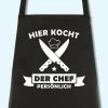 Schürze Hier Kocht Der Chef Grillschürze Küchenschürze Kochschürze -Möbelhaus 373665989