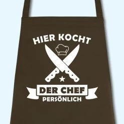 Schürze Hier Kocht Der Chef Grillschürze Küchenschürze Kochschürze -Möbelhaus 373666061