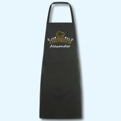 Schürze Chefkoch Mit Wunschnamen Grillschürze Küchenschürze Kochschürze -Möbelhaus 373666539