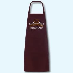 Schürze Chefkoch Mit Wunschnamen Grillschürze Küchenschürze Kochschürze -Möbelhaus 373666546