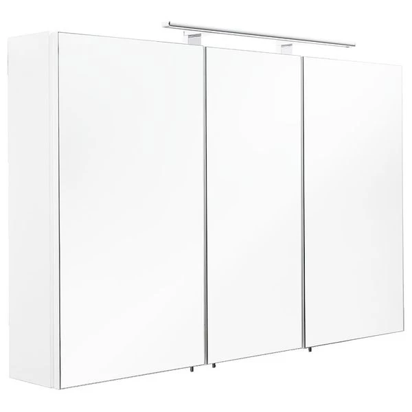 Spiegelschrank Multi 110cm Weiß 6 Spiegelschrank Multi 110cm Weiß – Bild 4
